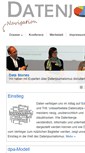 Mobile Screenshot of datenjournal.de