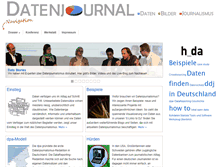 Tablet Screenshot of datenjournal.de